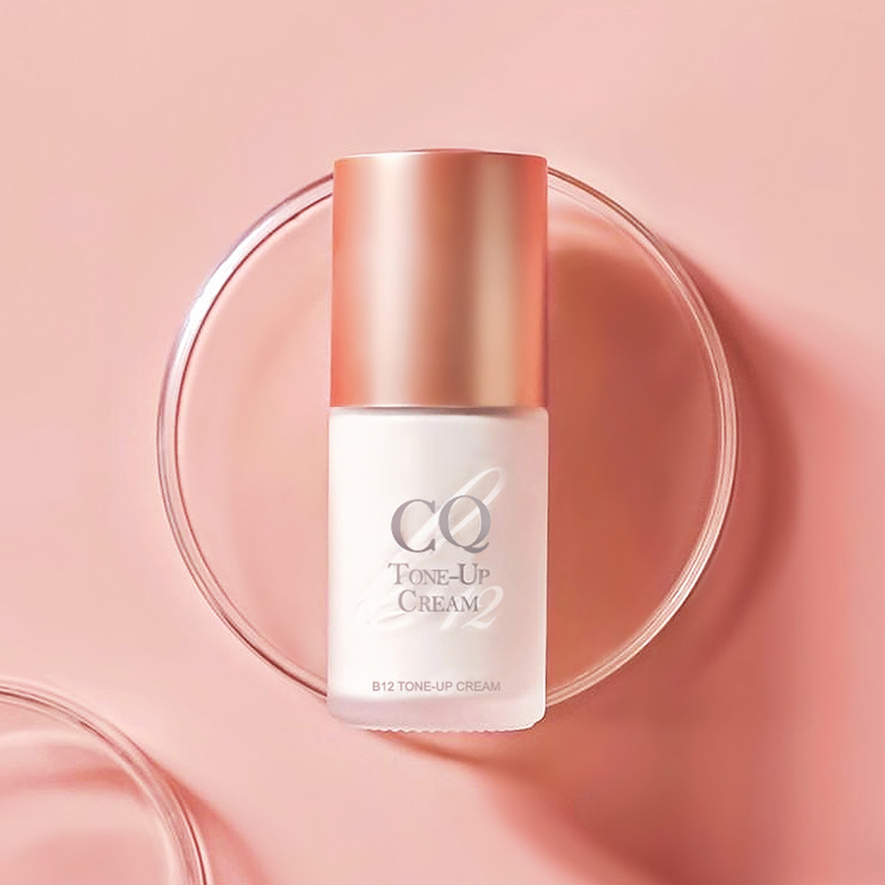 【提亮潤色】CQ思珂 B12氧氣亮顏素顏霜-小明星大跟班、篠崎泫推薦