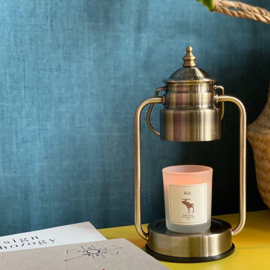 | Vana Candles | 香氛蠟燭暖燈-復古金屬檯款(小黃銅)