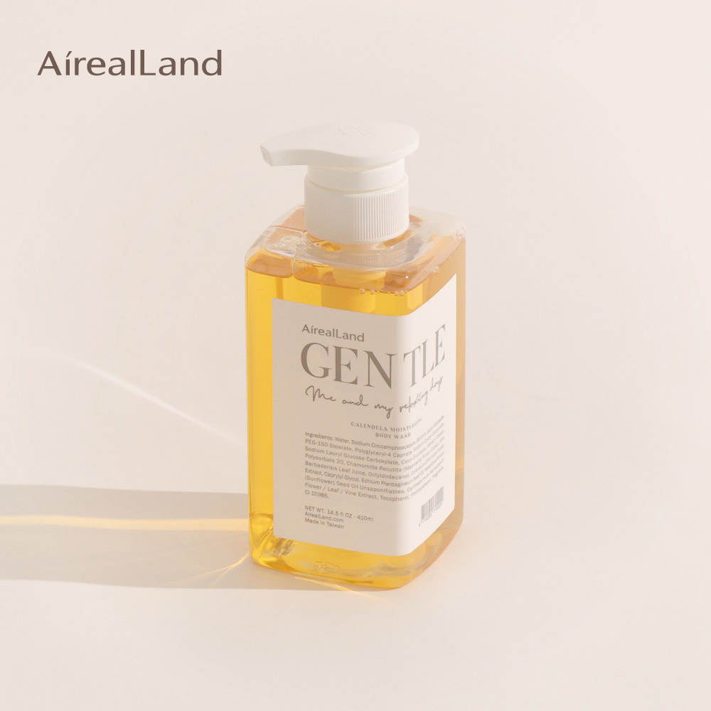 金盞花植萃沐浴露 410mL：茉莉花香調的撩人味道！無添加 8 大刺激性有害成份，幼童、孕婦都可用的溫和洗淨力