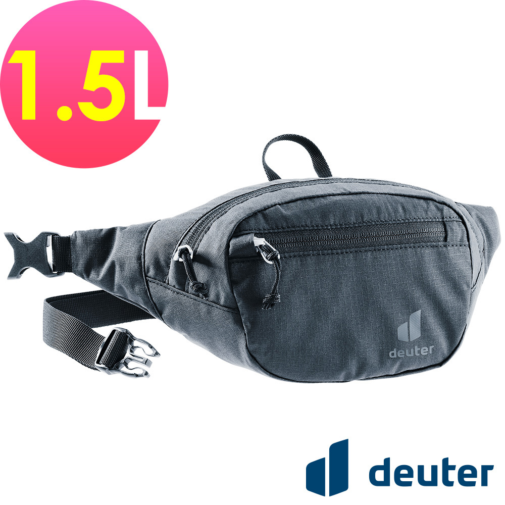 【deuter 德國】BELT I隨身腰包/隨身包1.5L(3900121黑)
