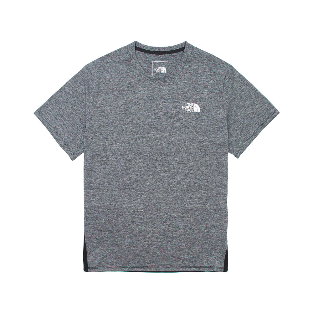 【限時搶購】男款黑灰拼接吸濕排汗短袖T恤｜536QKS7