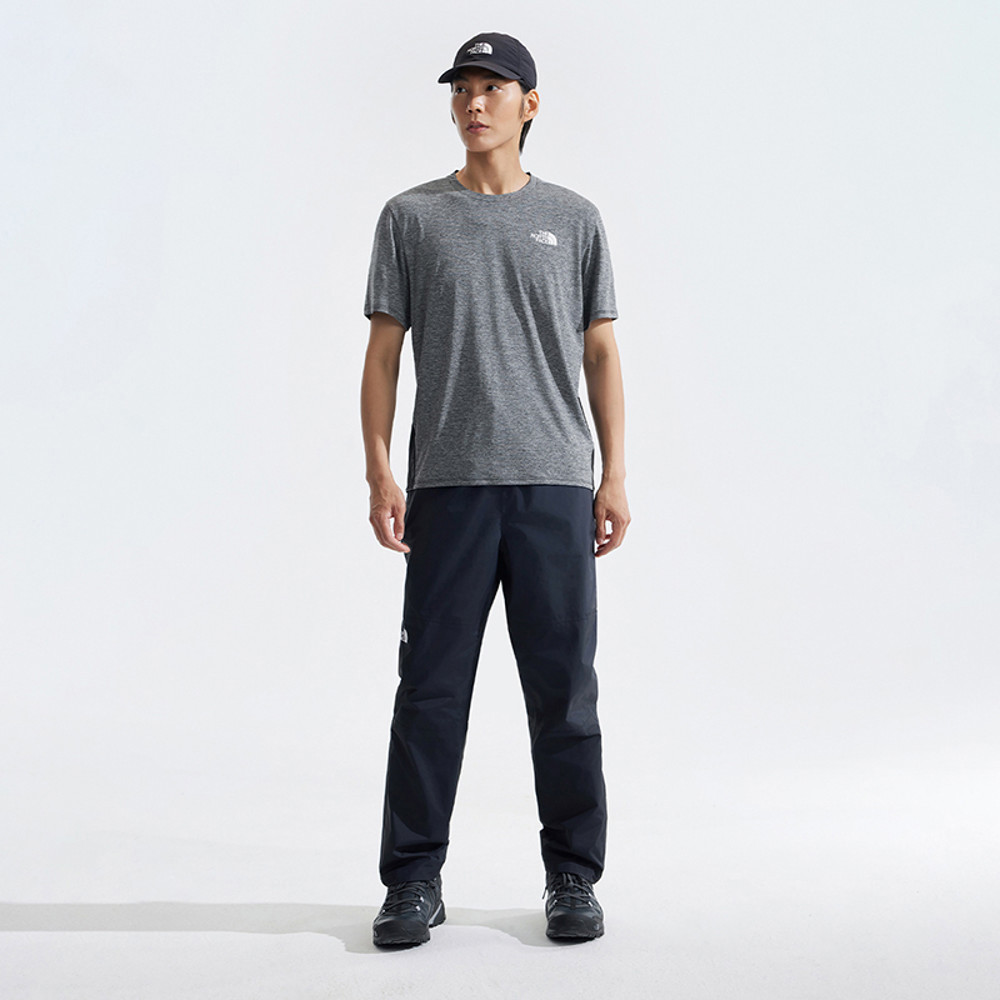 【限時搶購】男款黑灰拼接吸濕排汗短袖T恤｜536QKS7