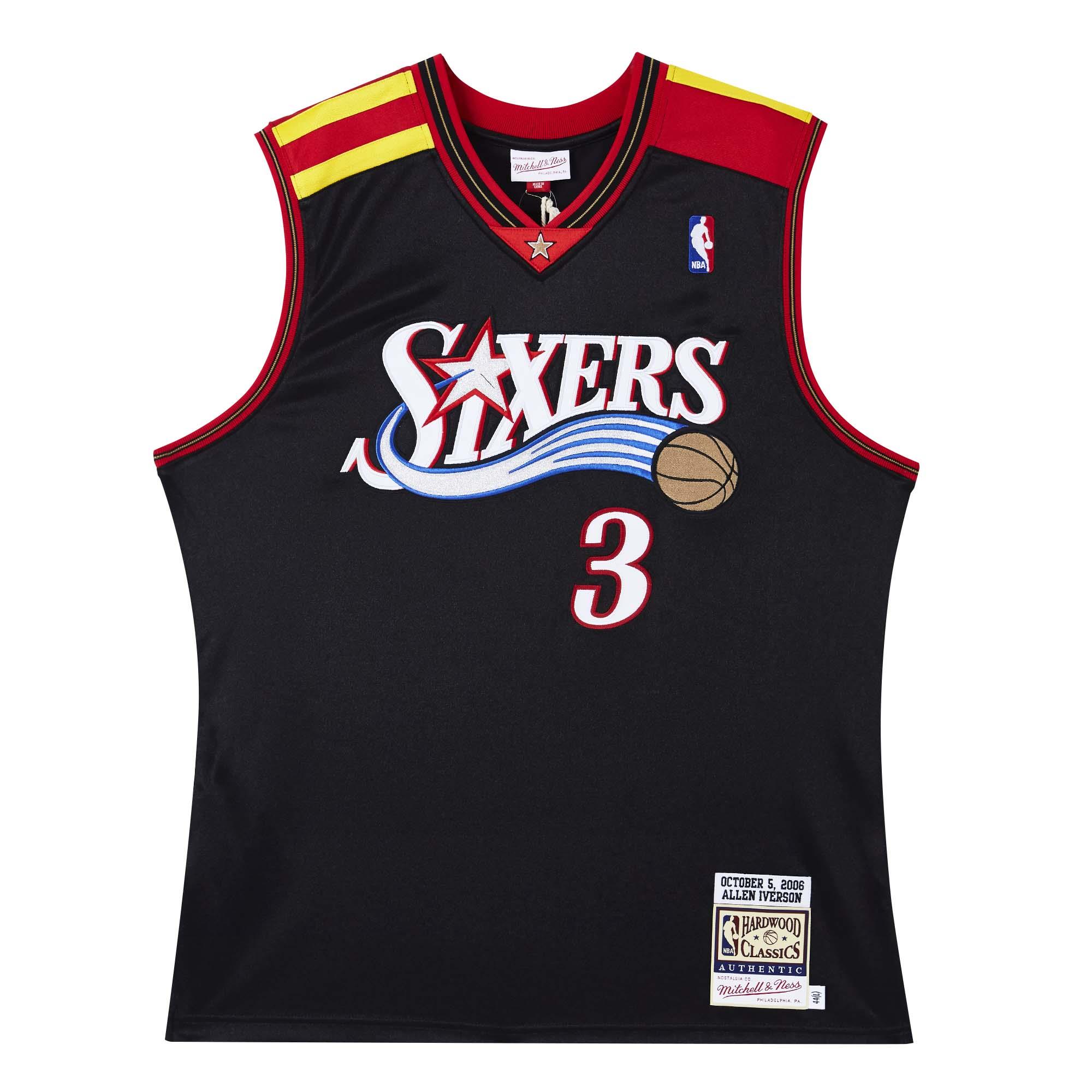 ウェア Sixers authentic uniform Mitchell & Ness Allen Iverson Philadelphia 76ers Mitchell & Ness Authentic