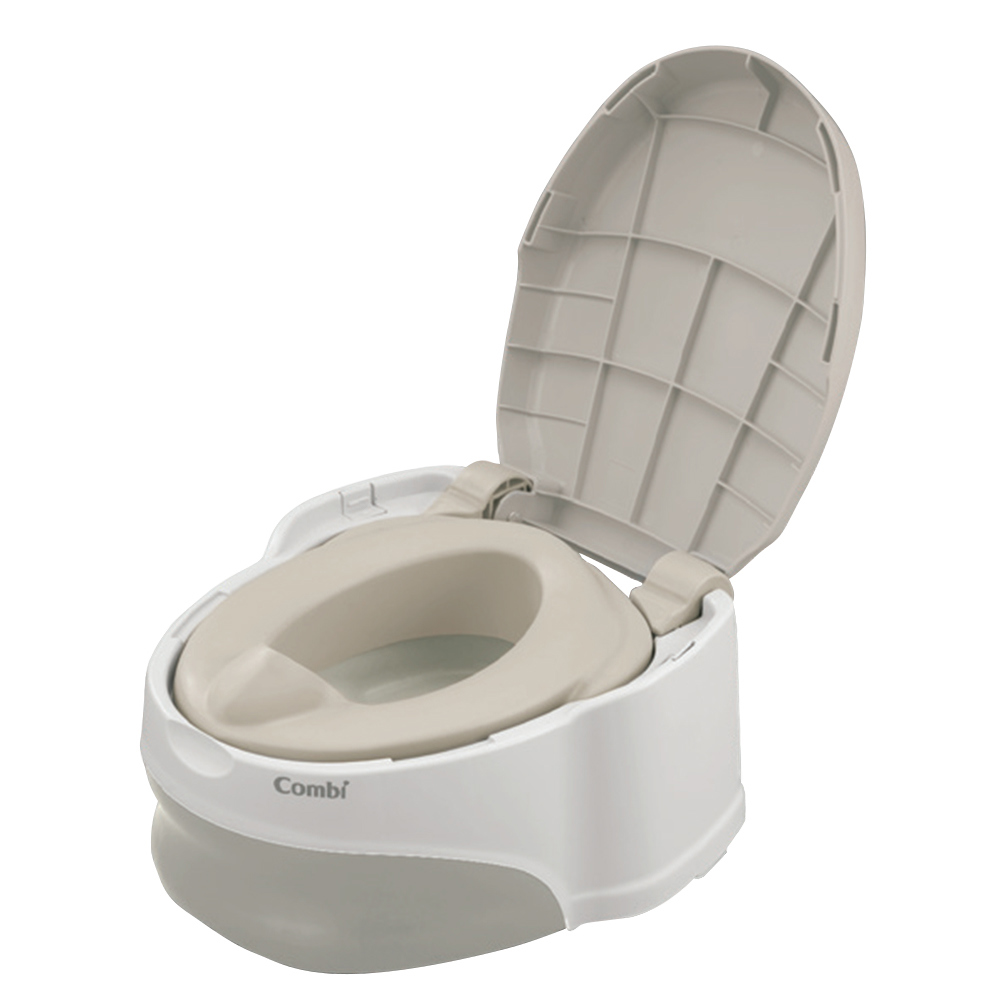 優質坐式分段訓練便器_灰卵石