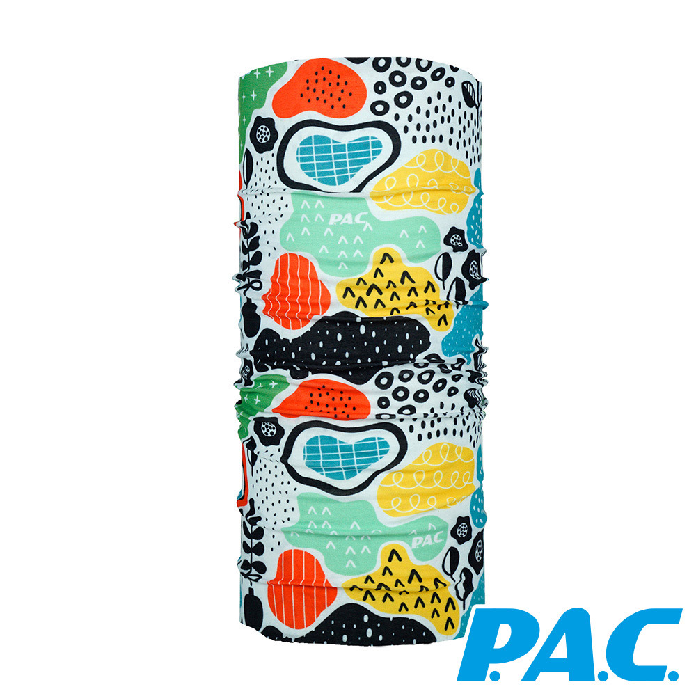 【PAC 德國】透氣快乾兒童防蚊頭巾(PAC8913006活力大自然/兒童頭巾/無縫頭巾/快乾頭巾)