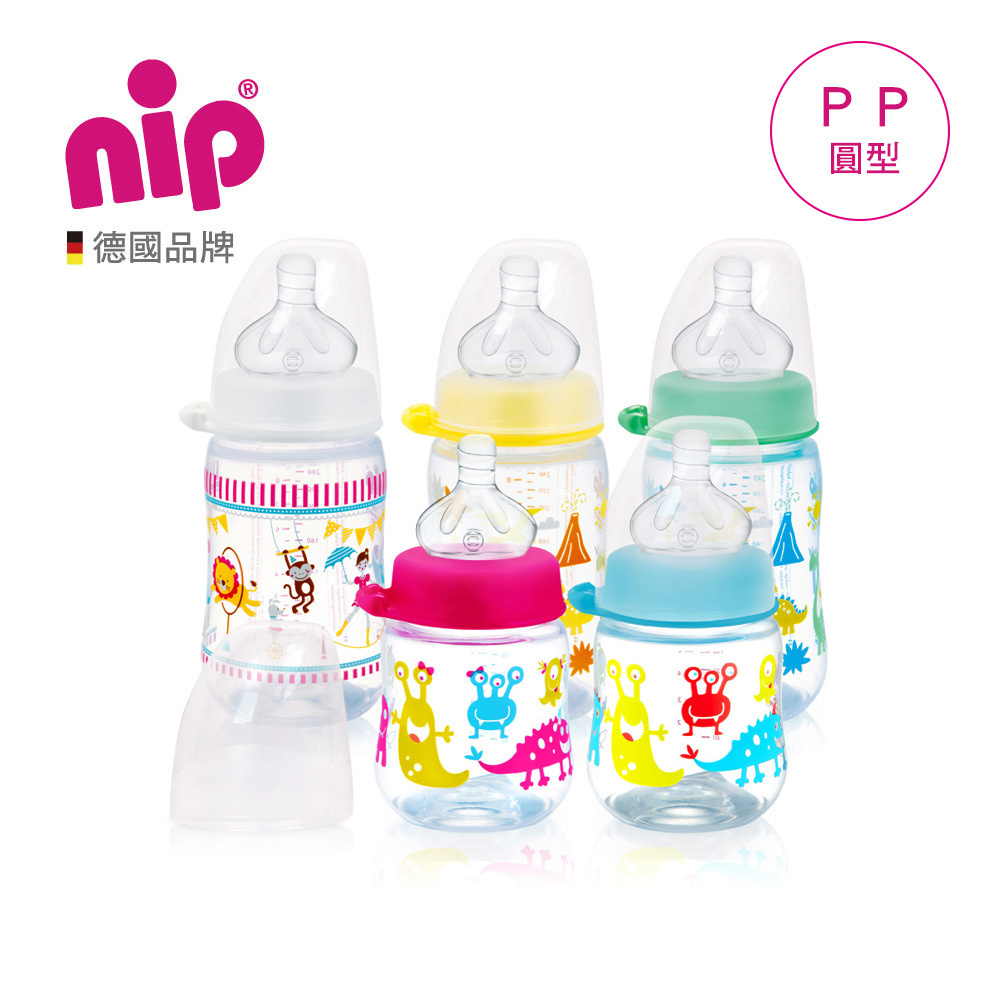 nip PP奶瓶(M號圓型奶嘴)
