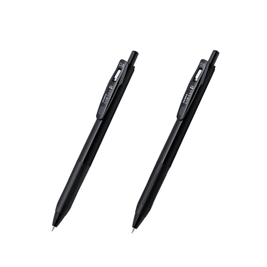 斑馬 SARASA R系列 黑桿鋼珠筆-(0.4mm/0.5mm)
