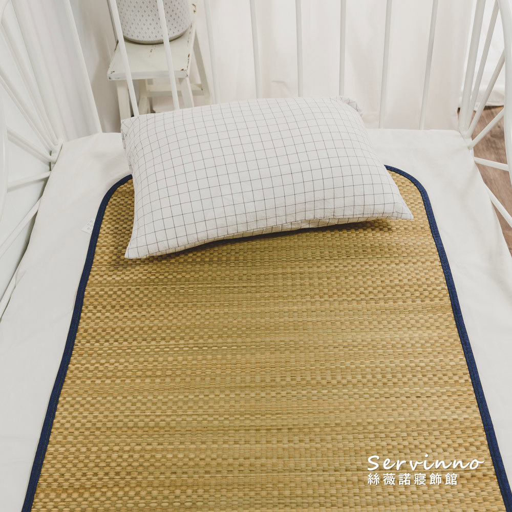 牛仔藍系列-藺草蓆-童蓆60x120cm