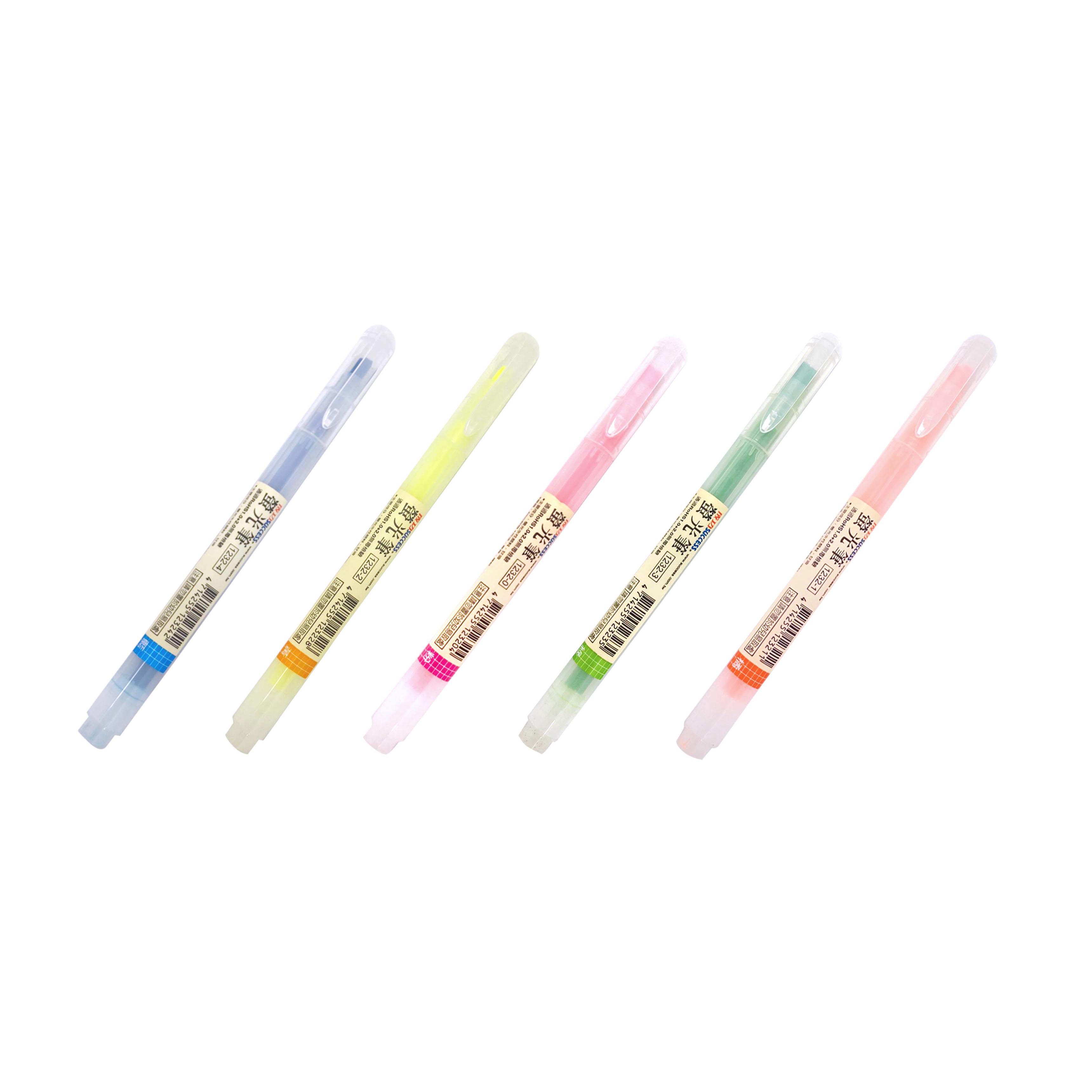 成功 1232 單頭螢光筆-(粉紅/桔/黃/綠/藍)