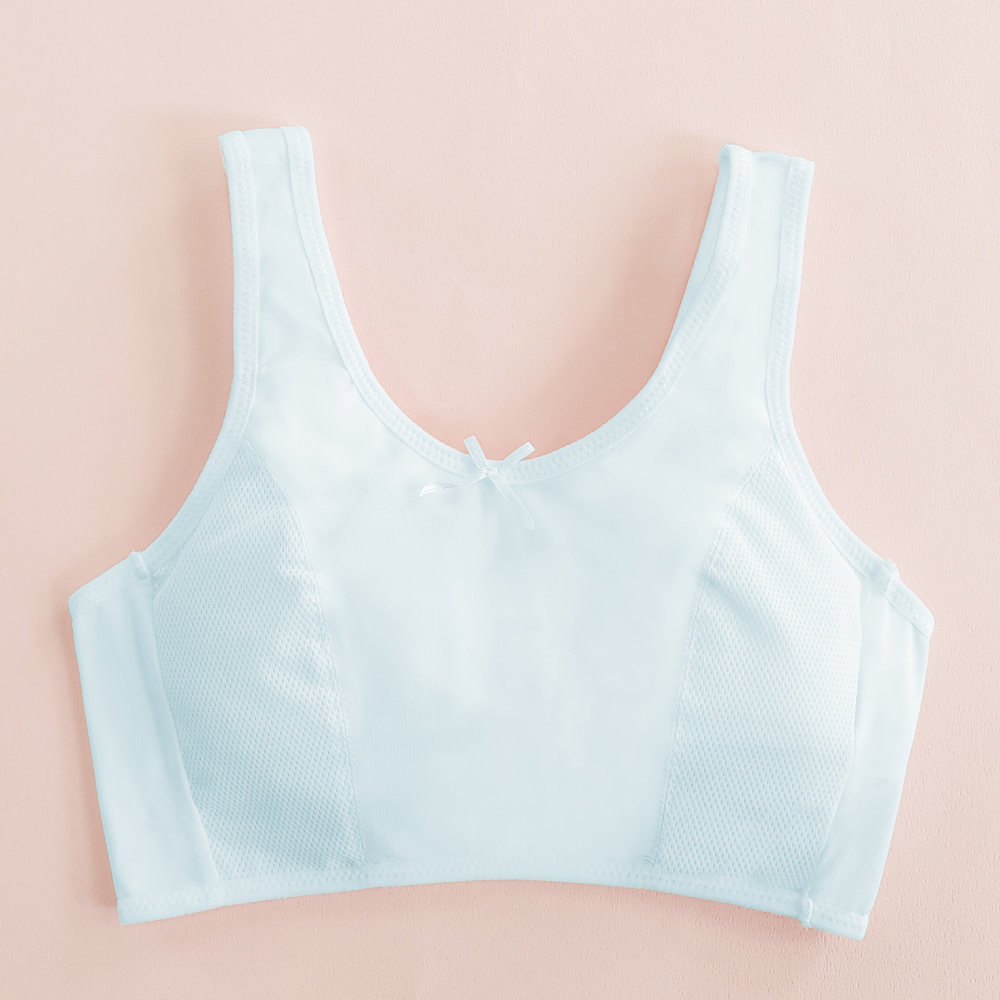 【Clany可蘭霓】無鋼圈無感藍色少女S-2XLQ 內衣 成長型 涼感  6988-51