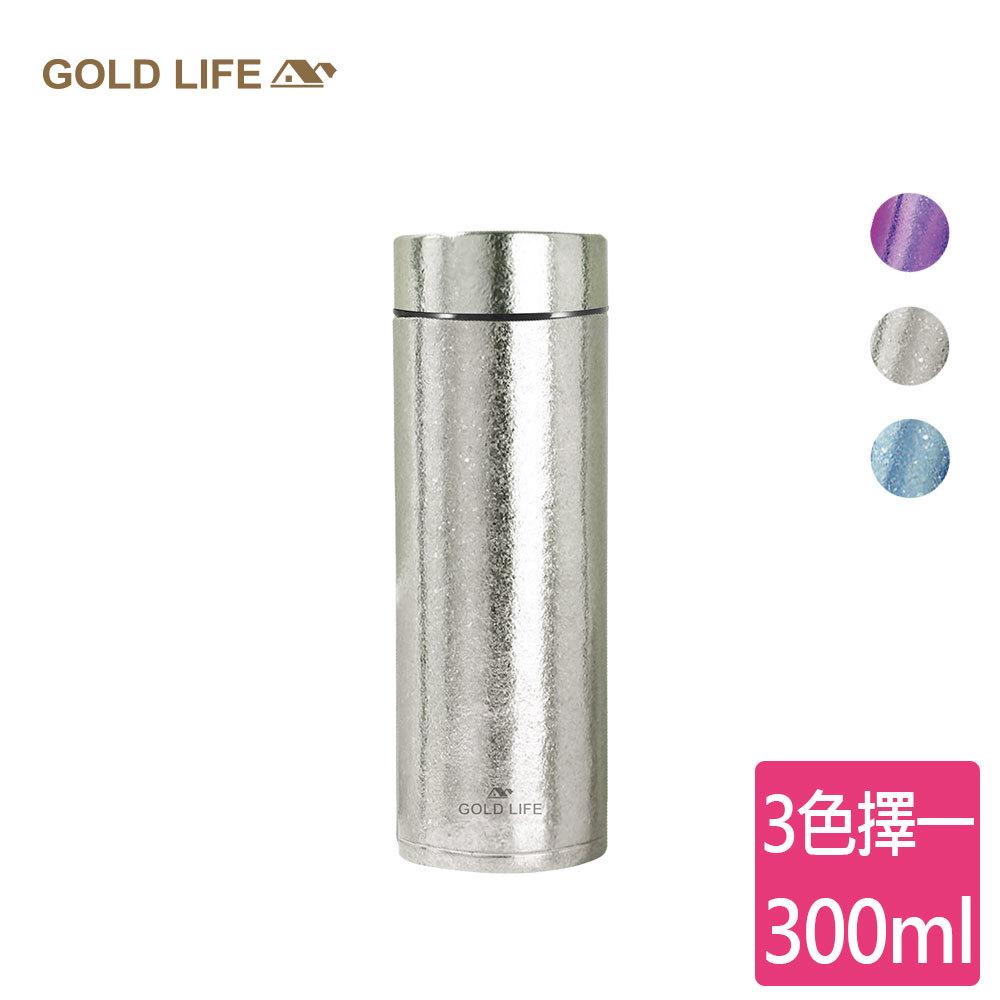 《GOLD LIFE》純鈦真空保溫杯-300ML (7413946)