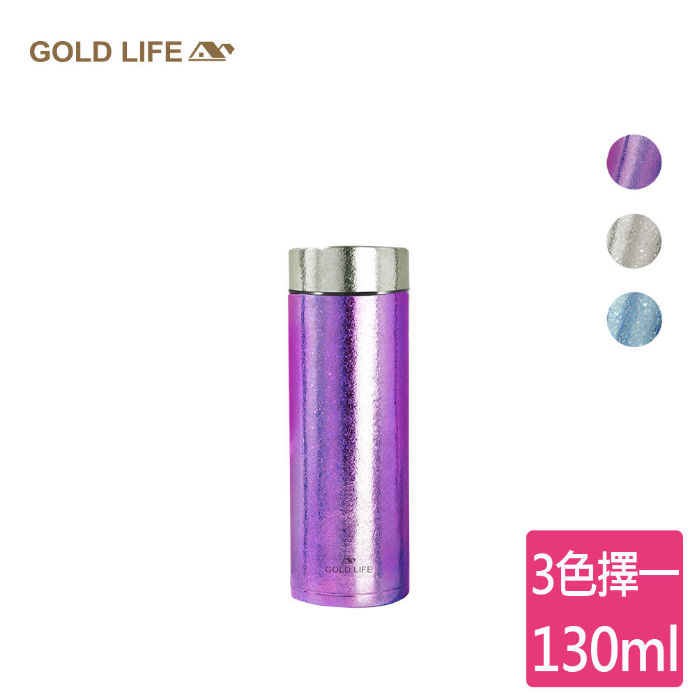 《GOLD LIFE》純鈦真空保溫杯-130ML (7413947)