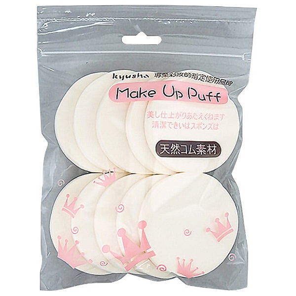 KYUSHA天然化妝海綿10入 小