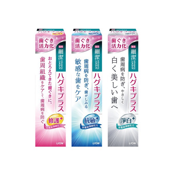 日本獅王細潔適齦佳牙膏 抗敏plus