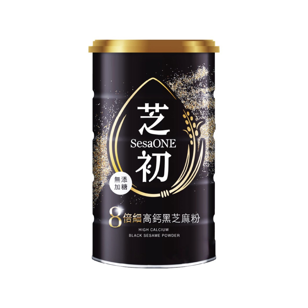 SesaONE 芝初 8倍細高鈣黑芝麻粉 (380g/罐)｜純素可食【杏一】
