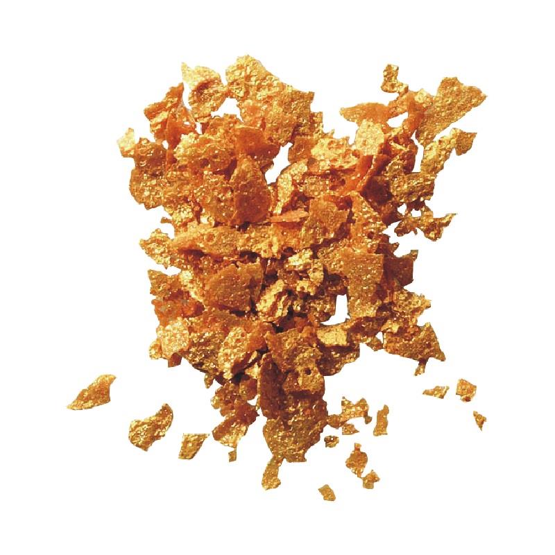 法國PCB裝飾糖（金色雪花片） 500g/罐