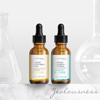 超水感玻尿酸保濕精華30ml+燕窩胜肽撫紋精華30ml