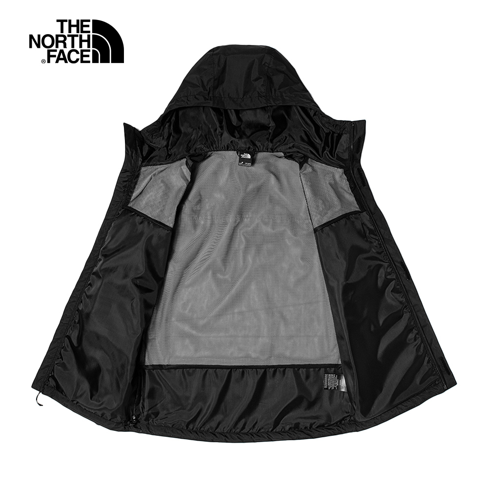 【限時搶購】男款ANTORA黑色防水透氣連帽衝鋒衣｜7QOHJK3