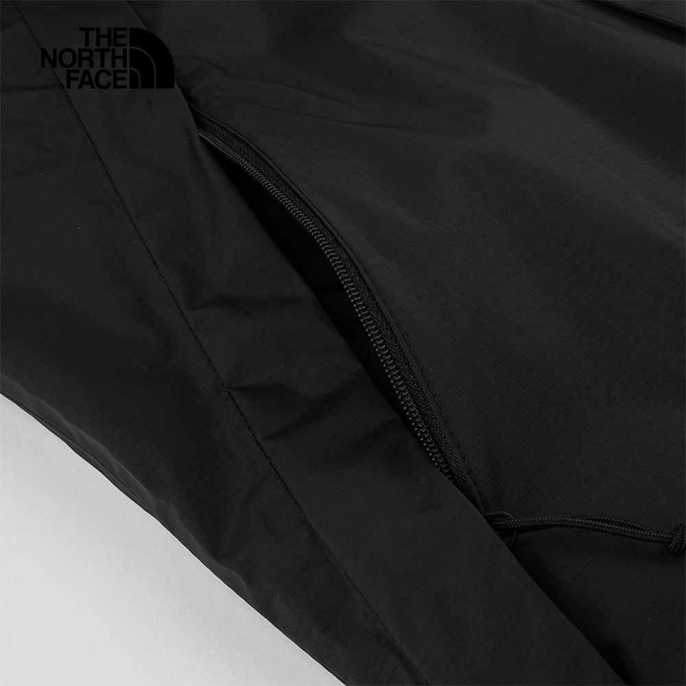 【限時搶購】男款ANTORA黑色防水透氣連帽衝鋒衣｜7QOHJK3