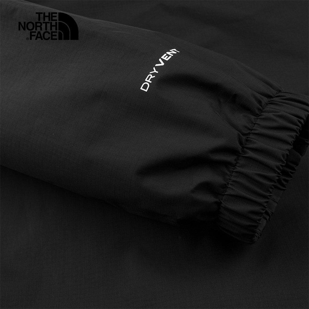 【限時搶購】男款ANTORA黑色防水透氣連帽衝鋒衣｜7QOHJK3