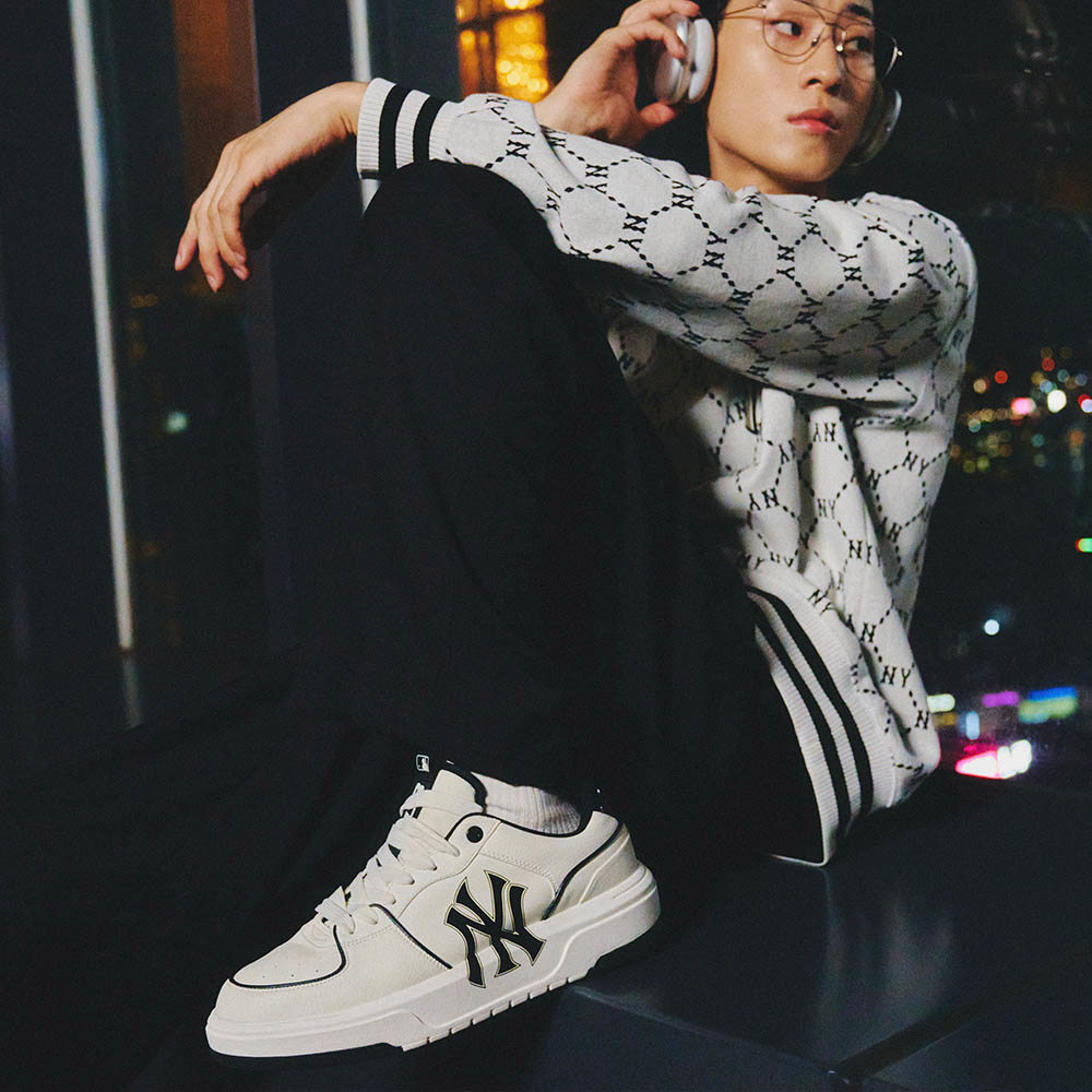 MLB 老爹鞋 學長鞋 Chunky Liner系列 紐約洋基隊 (3ASXCA12N-50WHS)