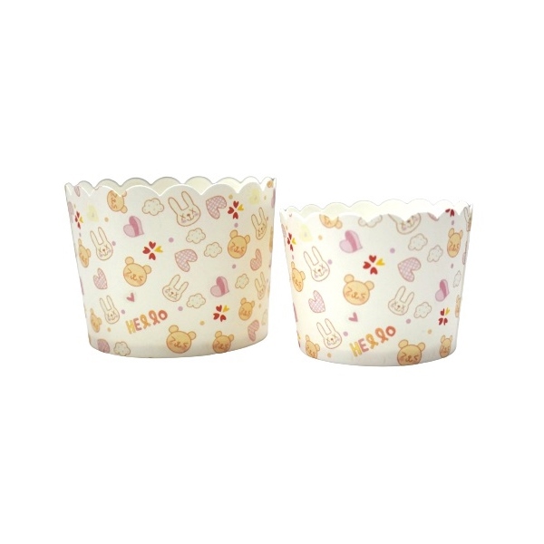 〔毅典〕挺口杯－小熊 50入