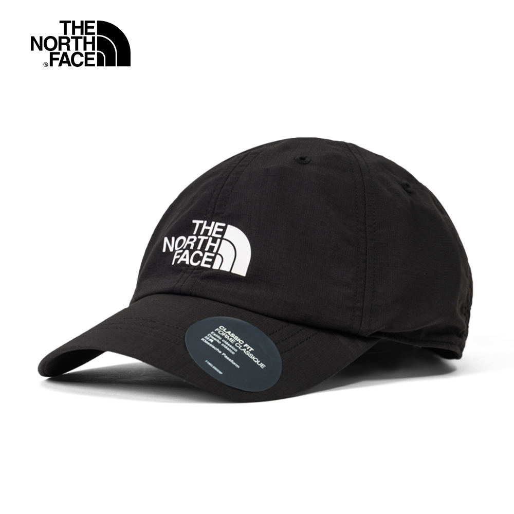 The North Face北面男女款黑色舒適透氣休閒運動帽｜5FXLJK3