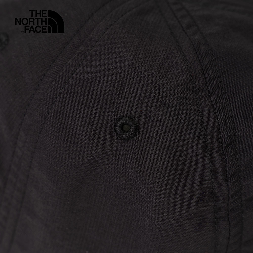 The North Face北面男女款黑色舒適透氣休閒運動帽｜5FXLJK3