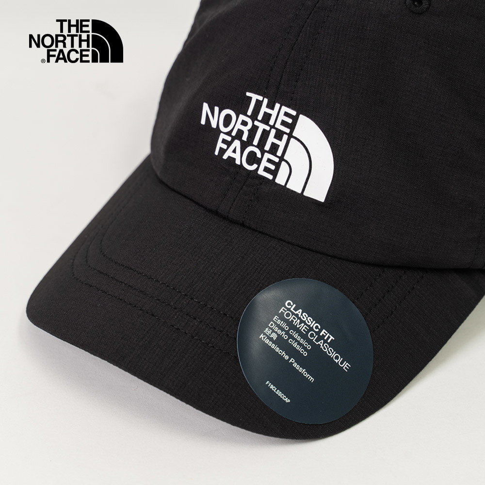 The North Face北面男女款黑色舒適透氣休閒運動帽｜5FXLJK3