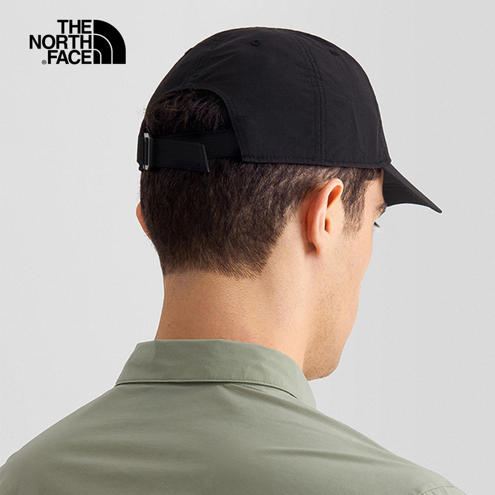 The North Face北面男女款黑色舒適透氣休閒運動帽｜5FXLJK3