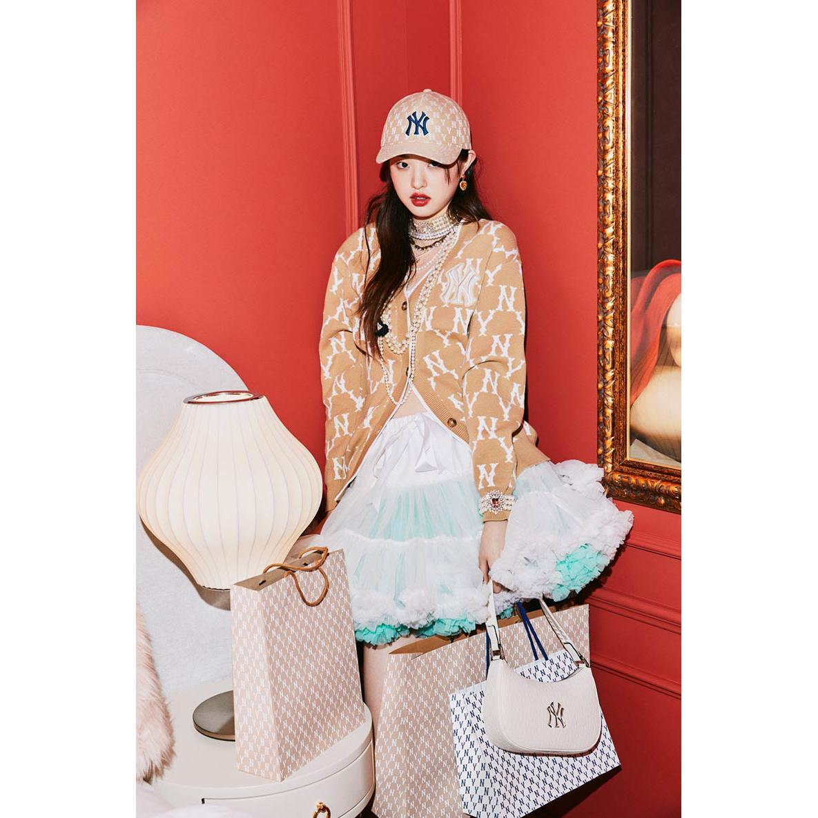 MLB 腋下包 肩背包 Monogram系列 紐約洋基隊 (3ABQS022N-50CRS)