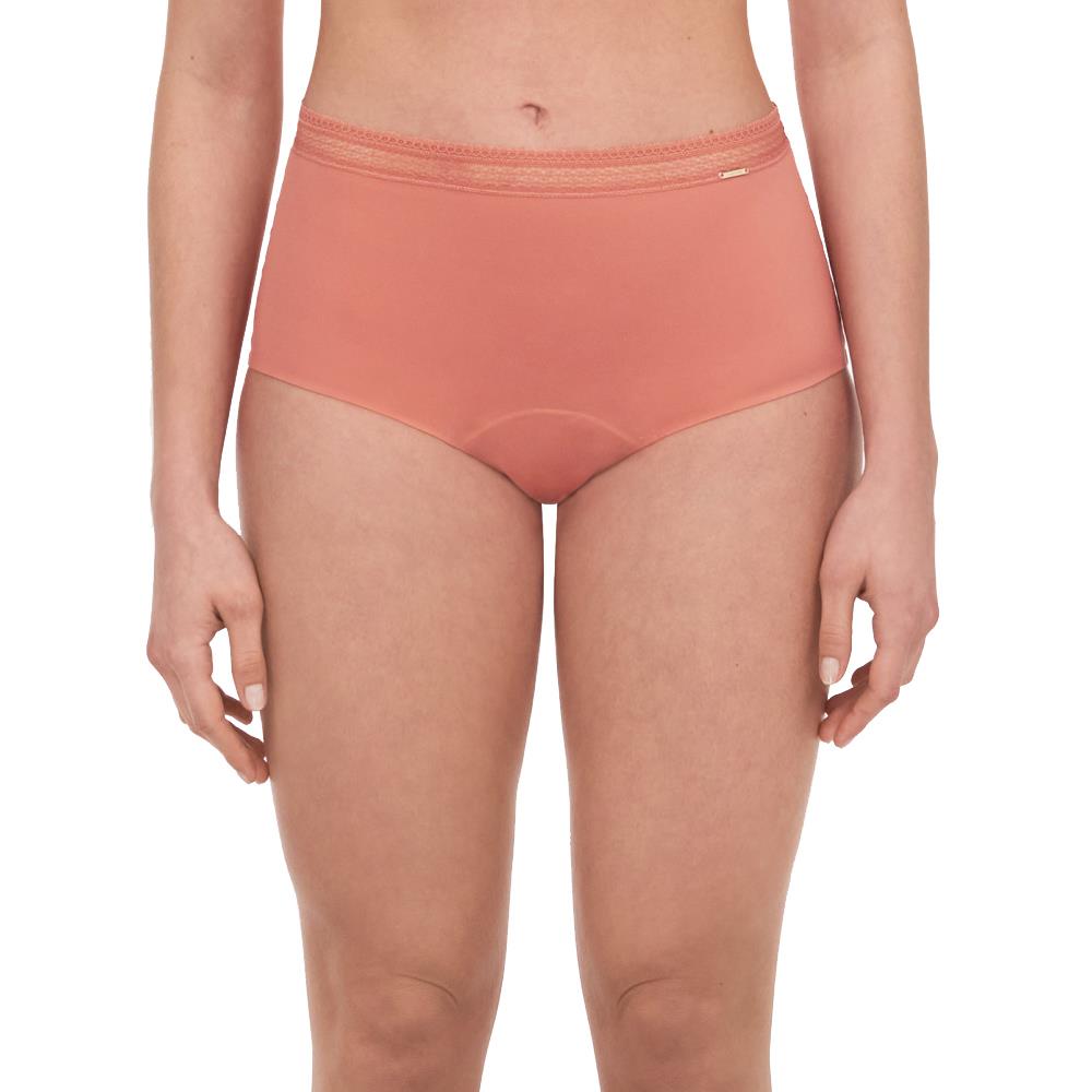 【Chantelle Lab】花苞高腰內褲>XXS-S>陶紅色(16L70_038)【Period Panty】