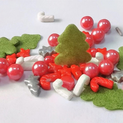 〔聖誕節限定〕聖誕樹混合款糖片 65g