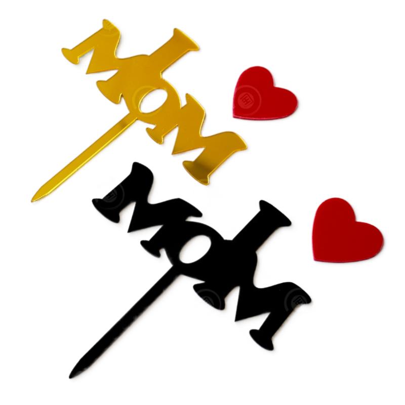 母親節／父親節壓克力蛋糕插牌 １入