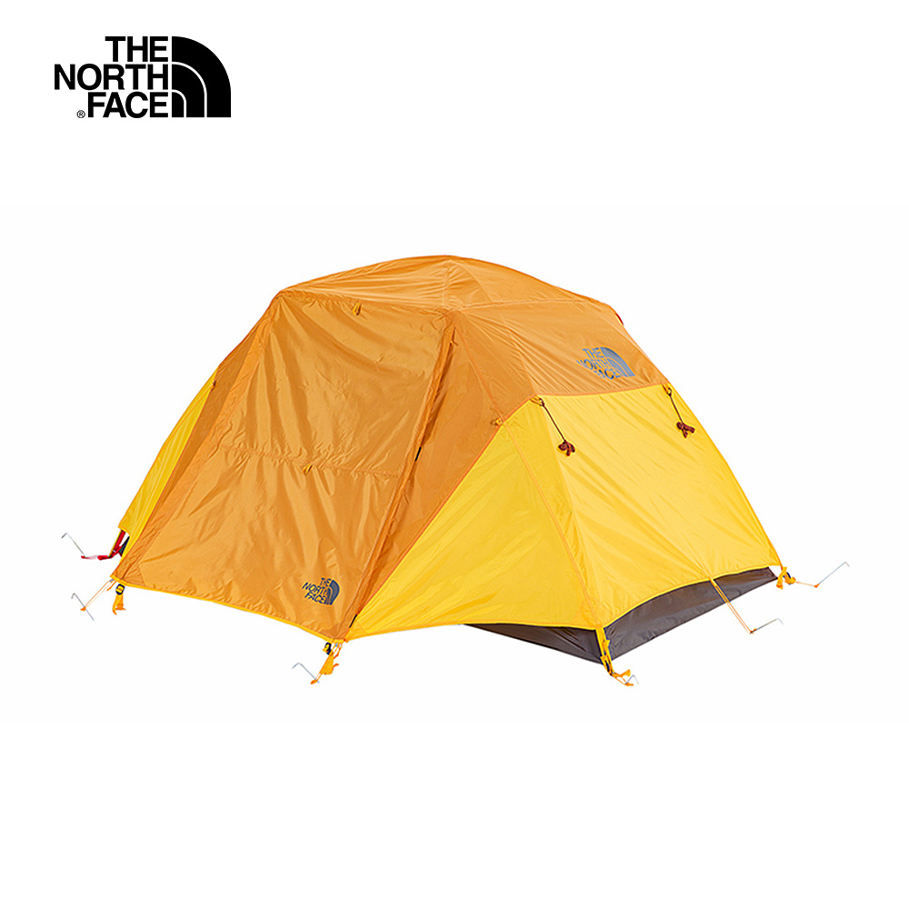 The North Face北面男女款黃色防水防風雙人帳篷｜52VI3QM