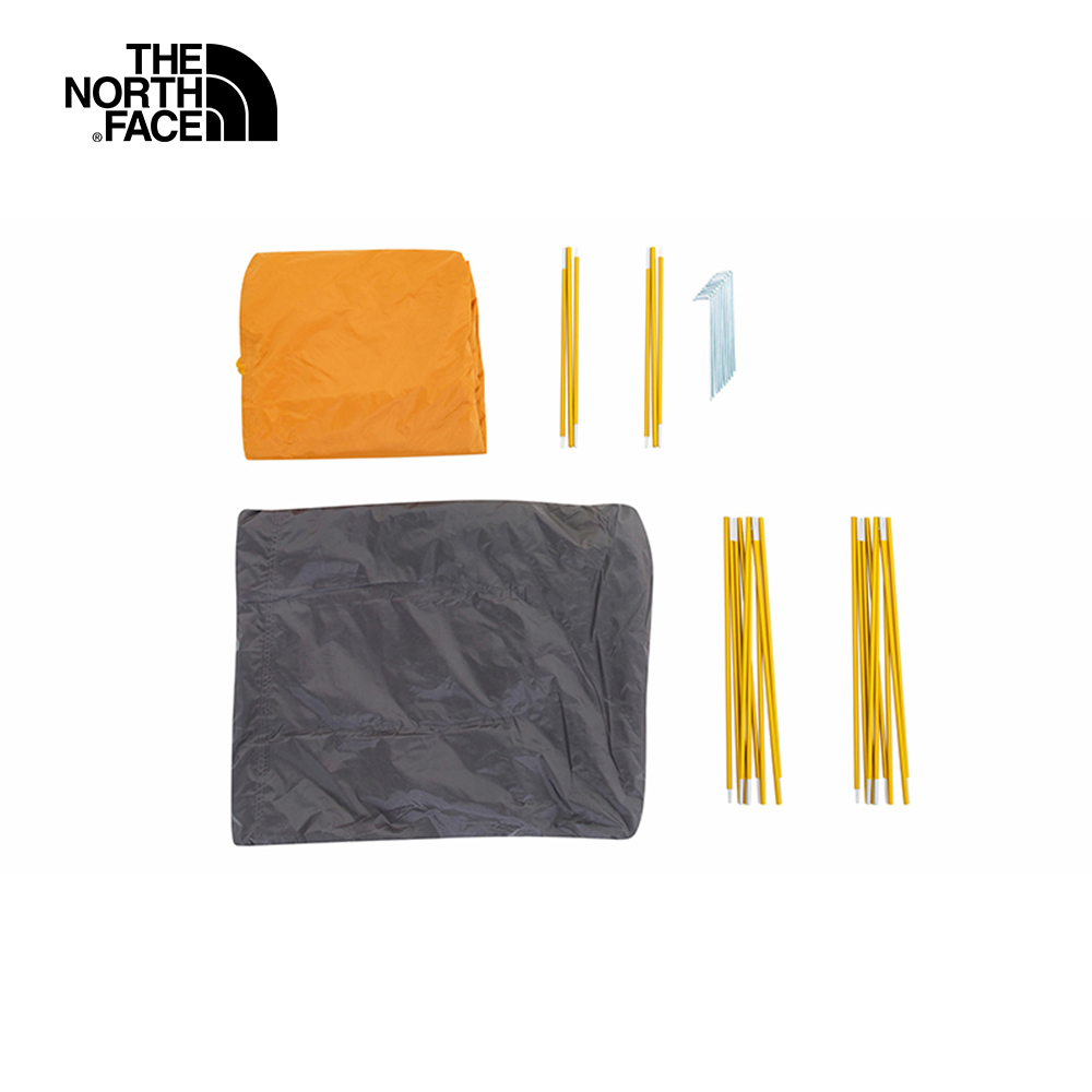 The North Face北面男女款黃色防水防風雙人帳篷｜52VI3QM