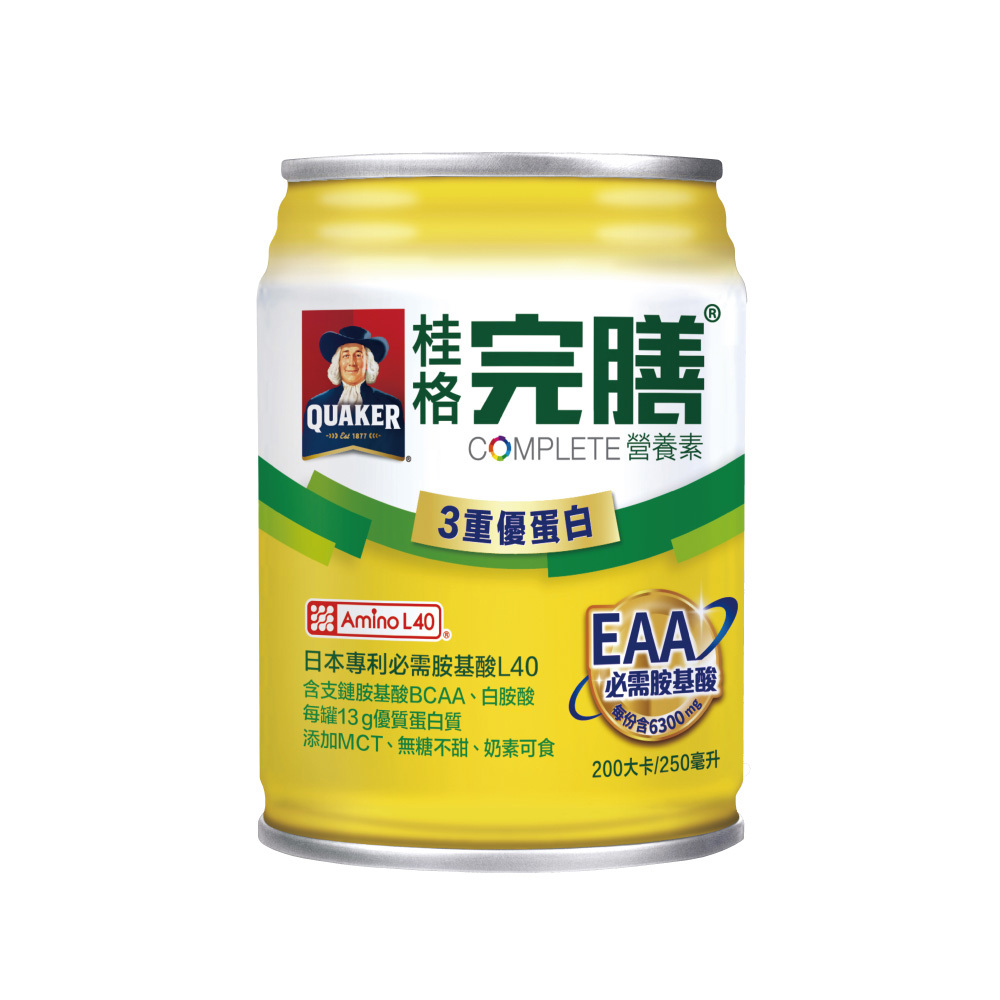 [送3罐]【桂格】完膳營養素-３重優蛋白 (250ml/24罐/箱)【杏一】