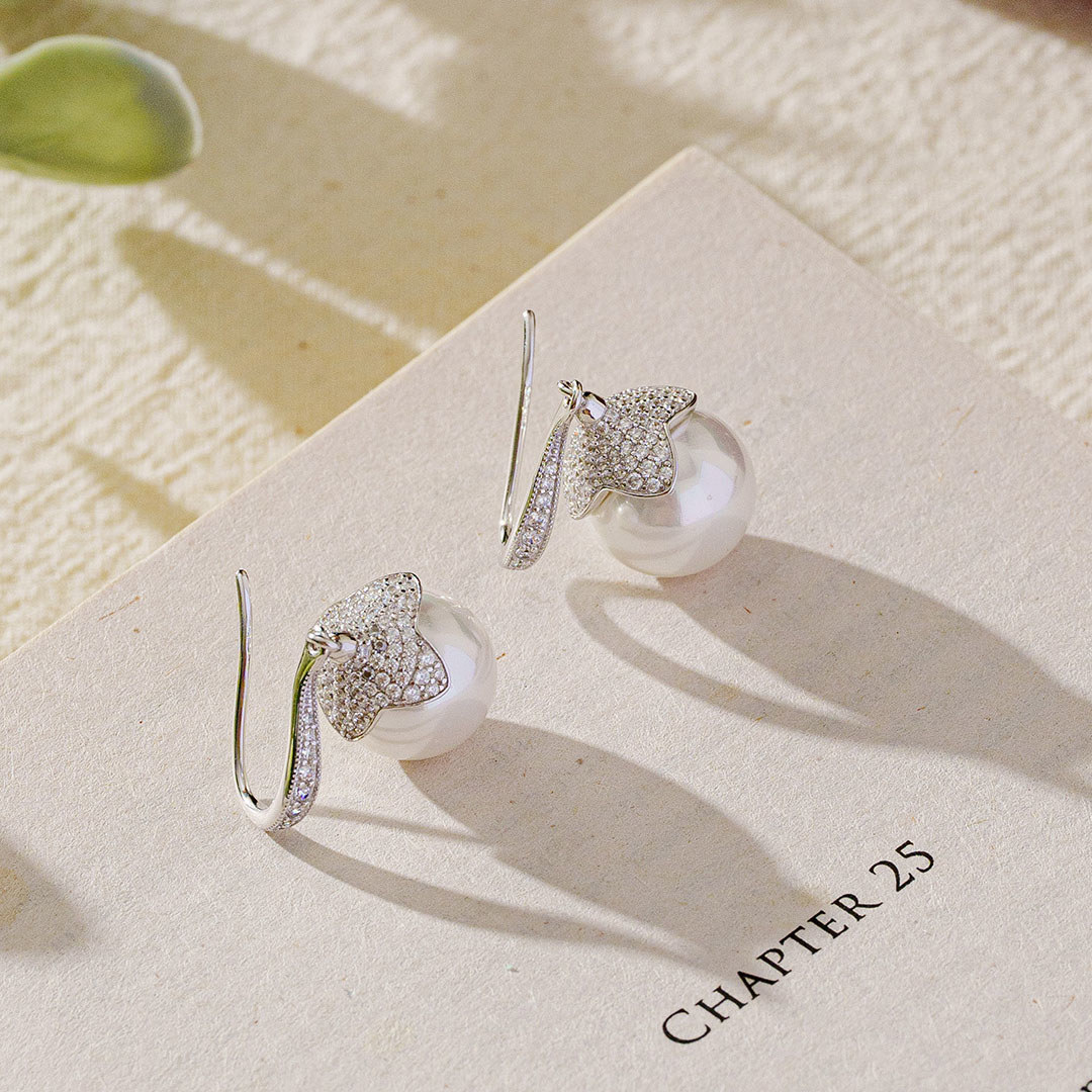 ENDRO ACC 夢連珍珠耳環 (含飾品盒)