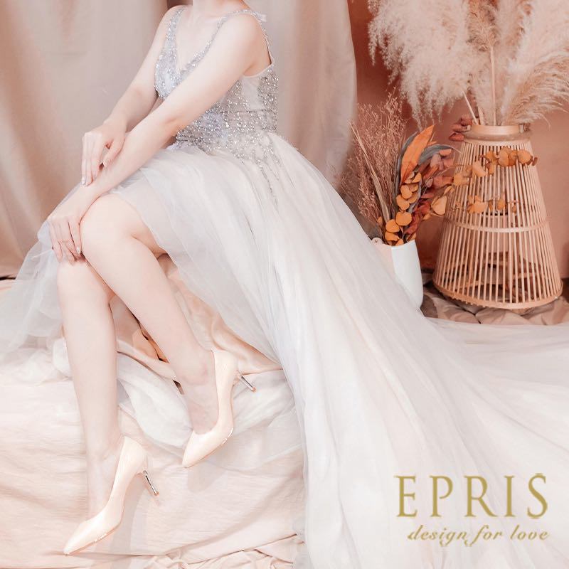 現貨 簡約大方手作婚鞋品牌  北歐風女神II-P279 玫瑰金婚鞋 高跟鞋品牌 台灣高跟鞋 好走不磨腳時尚好搭配 21-26 EPRIS艾佩絲-玫瑰金