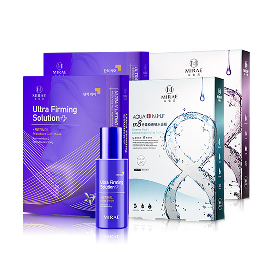 【未來美】超級A醇緊緻透亮精華(繃繃精華)+超級A醇緊緻透亮面膜(繃繃面膜)x2盒+8分鐘極速面膜x2(補水+舒緩)