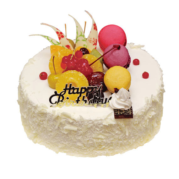 【順成蛋糕】★母親節蛋糕★雪白彩果8～12吋（香草蛋糕＋芋泥布丁）(冷凍/冷藏)(限京站取貨)