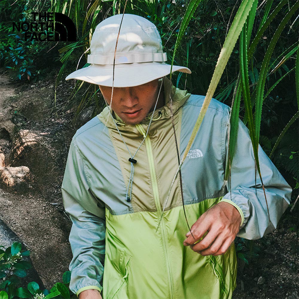 The North Face北面男女款UPF米色吸濕排汗防曬遮陽帽｜5FXF3X4