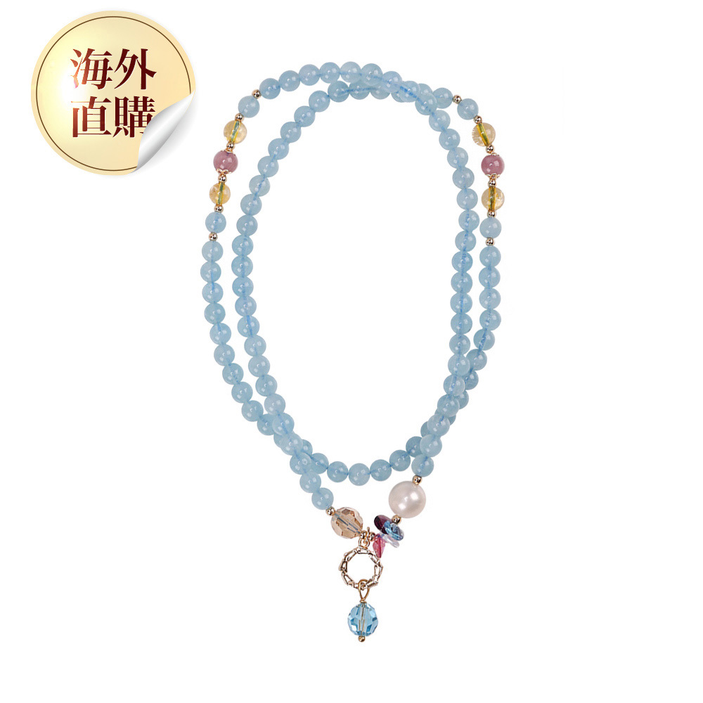 水中精靈海藍寶多圈式手鍊（限海外直購）Bracelet