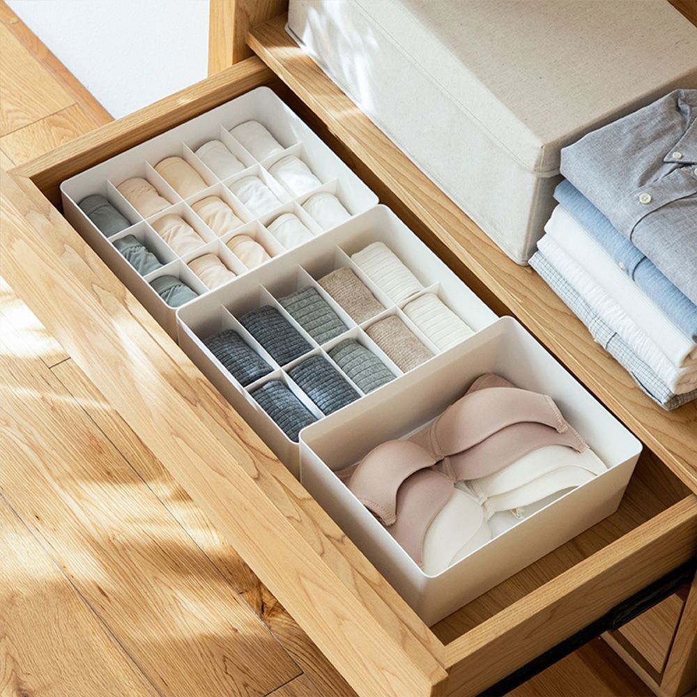 懶角落內衣收納盒-10格