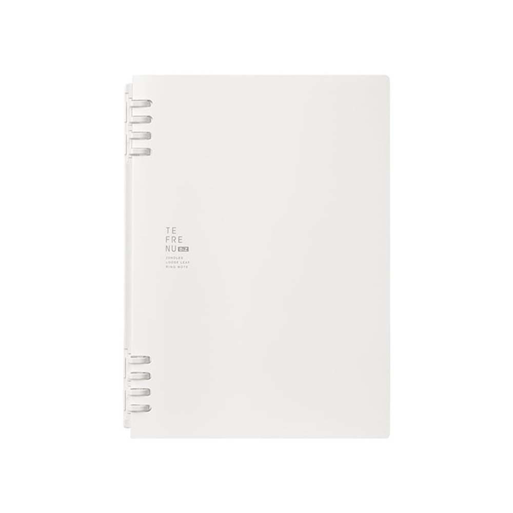 【KING JIM】TEFRENU BiZ 商務用活頁線圈本筆記本 A5 白色 (9854TEB-WH)