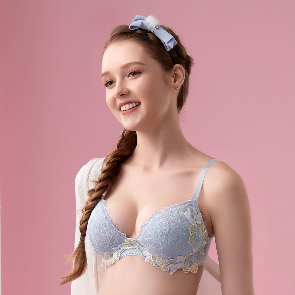 寶貝媽咪-懷孕兼用 D-F罩杯孕婦內衣(淡藍) MB3561SX