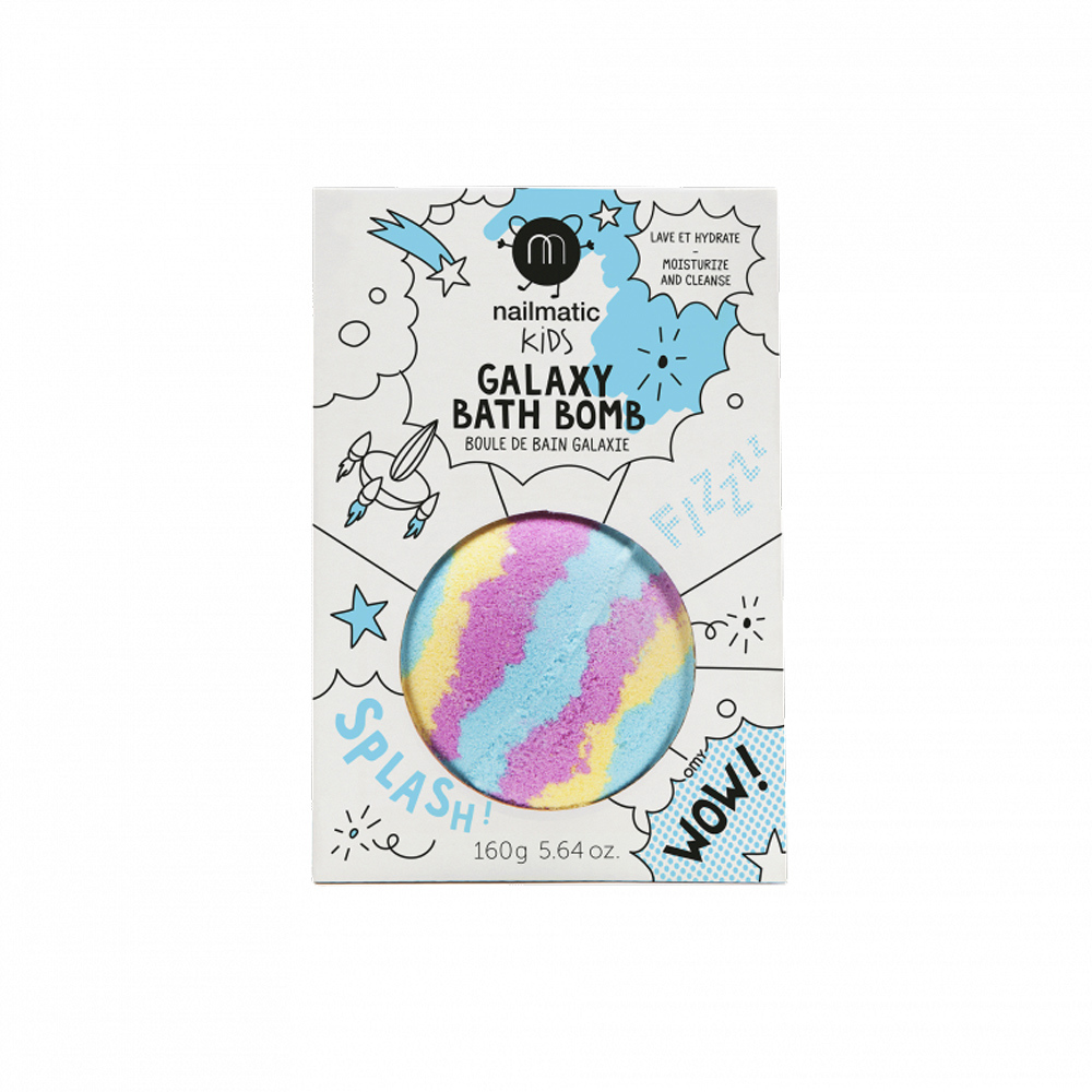 nailmatic 宇宙探險兒童泡澡沐浴球-粉紫黃藍
