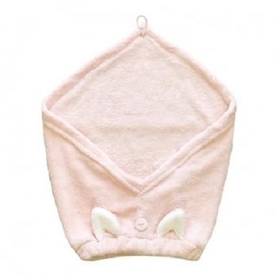 【Simple zone】CB JAPAN 擦頭包巾 小貓粉