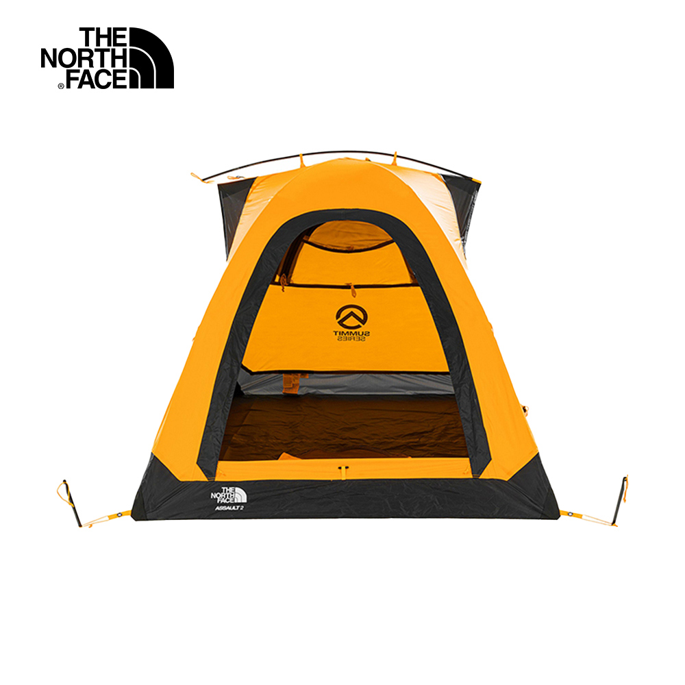 男女款黃色防風防潑水戶外雙人帳篷｜52UT21D