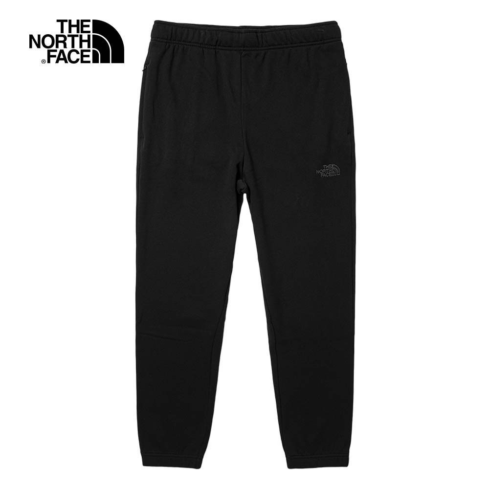 The North Face北面男款黑色舒適戶外休閒運動長褲｜7QUWJK3